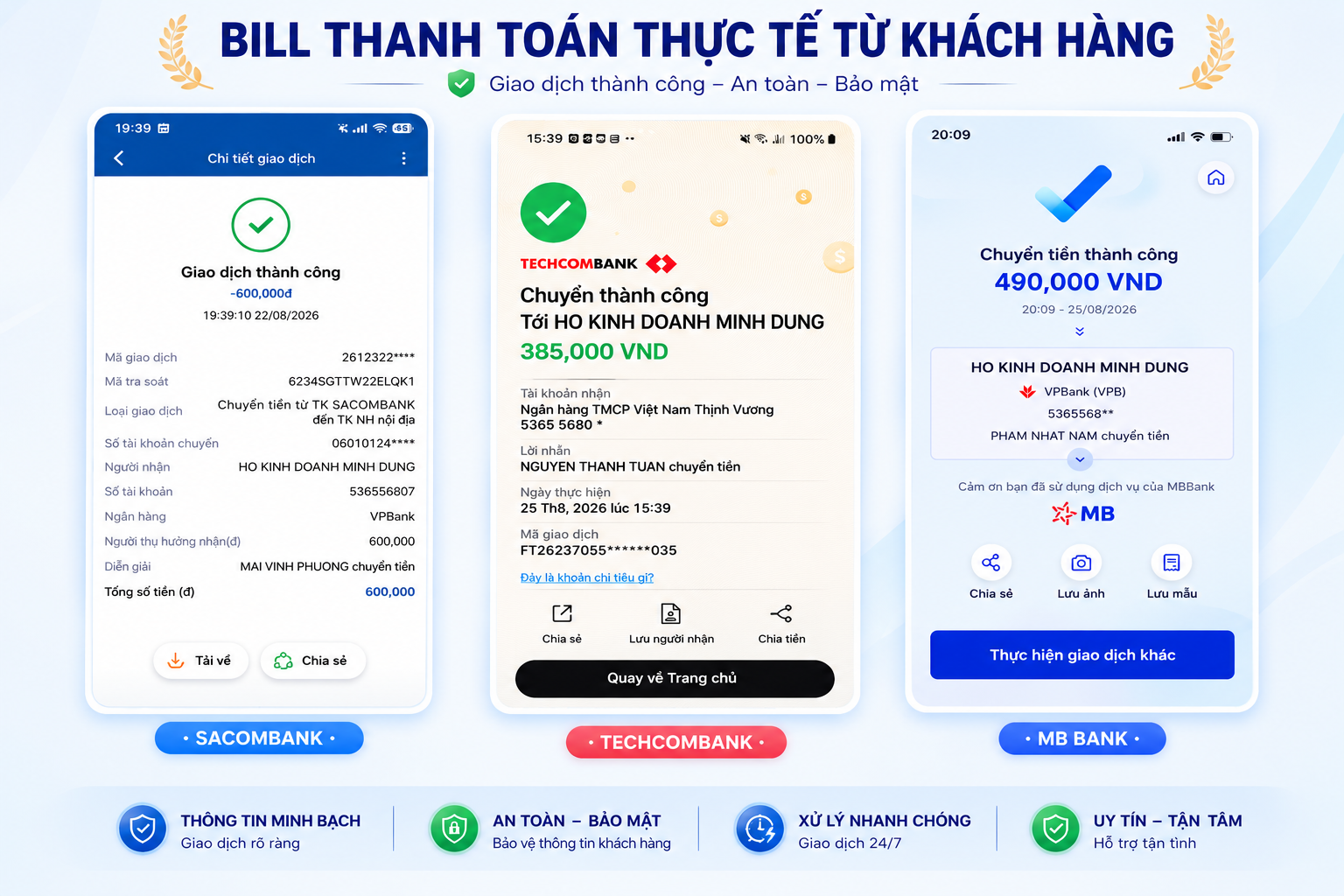 Bill thanh toán thực tế từ khách hàng mua tài khoản TradingView