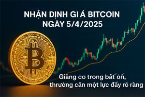 Nhận định giá bitcoin ngày 5/4: Giằng co trong bất ổn