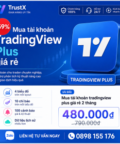 Mua TradingView Plus giá rẻ 2 tháng tại TrustX