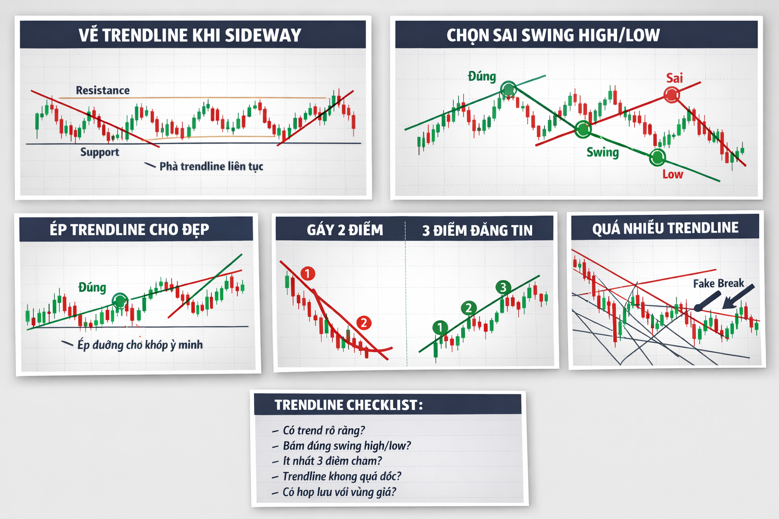 checklist ve trendline chuan tradingview